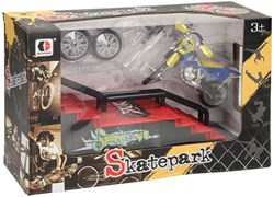 Finger Skateboard Stunt Trail Spielzeug Set für Kinder
