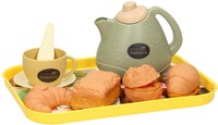 Dienblad Spielessen Tee und Brötchen Spielset für Kinder-2