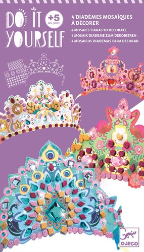 Djeco Diademas para decorar Princesa Haarreif für Prinzessinnen (37901), bunt