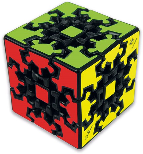 Gear Cube Puzzle Würfel Gehirntrainer - buntes Denkspielzeug