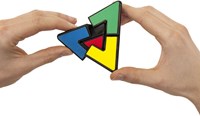 Recent Toys Denkspiel Pyraminx Duo Puzzle Gehirntrainer Würfel-2