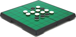 HOT Games Reversi magnetisches Reisespiel schwarze Kunststoffkassette 20 cm