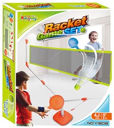 Camping Sportnetz groß Spielset für Kinder mit Schlägern