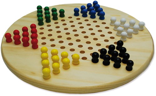HOT Games Halma-ster Holz 28 cm m.gekl.holz penn