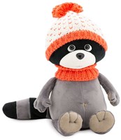 Orange Toys Plüsch Waschbär mit orangefarbener Mütze - Kuscheltier-3