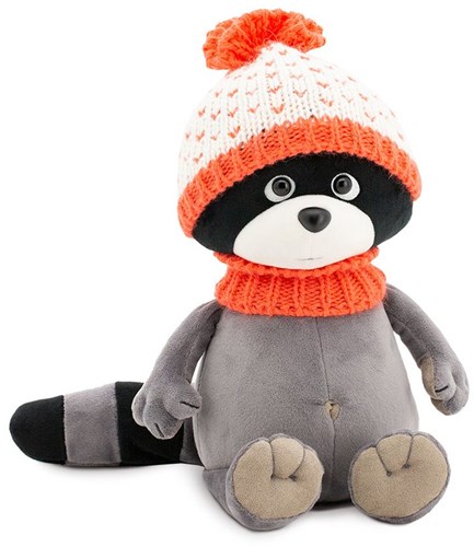 Orange Toys Plüsch Waschbär mit orangefarbener Mütze - Kuscheltier-3