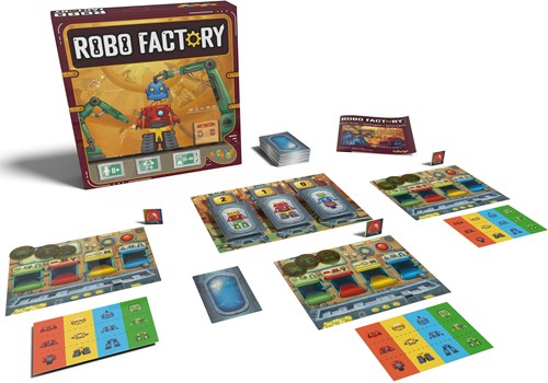 HOT Exclusive Robo Factory - Strategiespiel Roboter für Kinder ab 8 Jahren