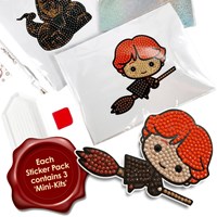 Harry Potter Stickeralbum Crystal Art Starterset - kreatives Spielzeug-2