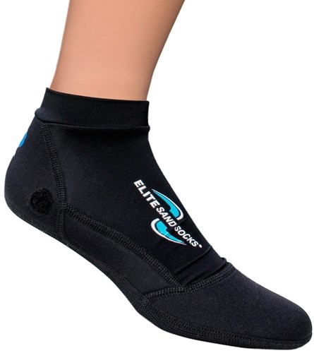 Megaform Sand Socken Elite - Schwarze XXL Strandsportsocken
