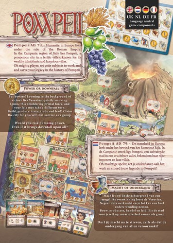 HOT Exclusive Brettspiel Pompeii Strategiespiel für Familien-2