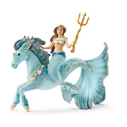 SCHLEICH 70594 Meerjungfrau-Eyela auf Unterwasserpferd bayala