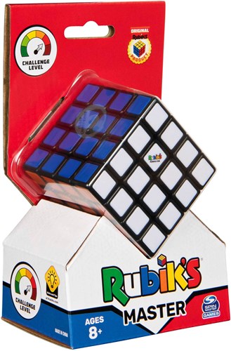 Jumbo Rubik's Cube 4x4 - herausforderndes Farb-Puzzle für Kinder und Erwachsene