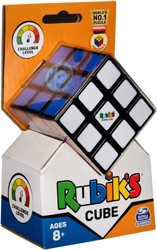 Spin Master Rubik's Cube 3x3 - Klassischer Zauberwürfel Denkspiel für Kinder und Erwachsene