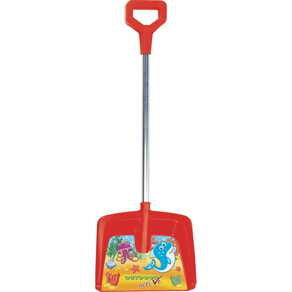Vedes Schneeschaufel Spielzeug rot 70cm für Kinder Outdoor Spaß