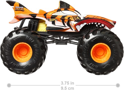 Hot Wheels Monstertruck Spielzeugauto Tiger Shark 1:24 Maßstab