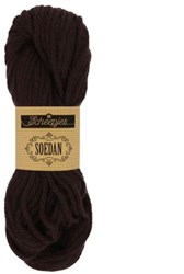 Filges Wollgarn dunkelbraun - dickes Strickgarn für Handarbeiten