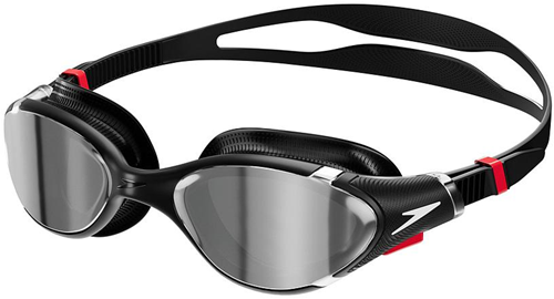 Speedo Schwimmbrille Biofuse 2.0 Spiegel schwarz/silber Erwachsene