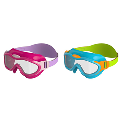Speedo Schwimmbrille Biofuse Maske blau grün Kleinkinder UV-Schutz