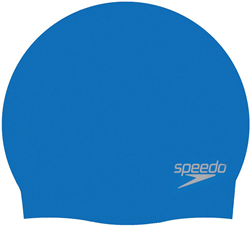 Speedo Badekappe Silikon blau - Schwimmen Erwachsene