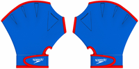 Speedo Schwimmhandschuhe Aquatic Fitness blau weiß large Wassertraining