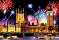 Wooden City Puzzels Wooden puzzle London by Night L 300