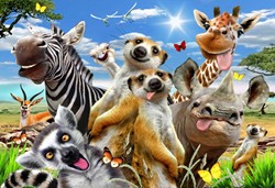 Wooden City Puzzels Wooden puzzle Welcome to Africa XL 600