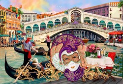 Wooden City Puzzels Wooden puzzle Venice Carnival L 300