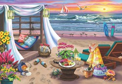 Wooden City Puzzels Wooden puzzle Summertime XL-1010