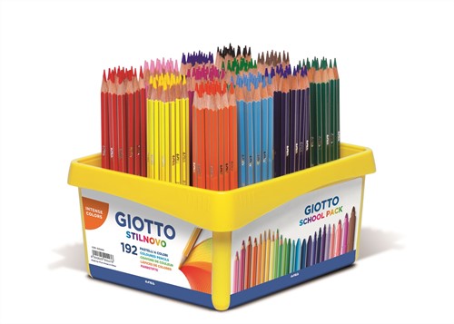 Giotto 5234 00 - Stilnovo 192-er Schulbox, farbig sortiert