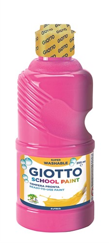 Giotto Schoolpaint, Malfertige Temperafarbe, 250 ml - magenta