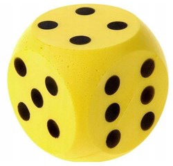 Adriatic Schaumstoffwürfel 15x15cm Spielzeug Würfelspiel