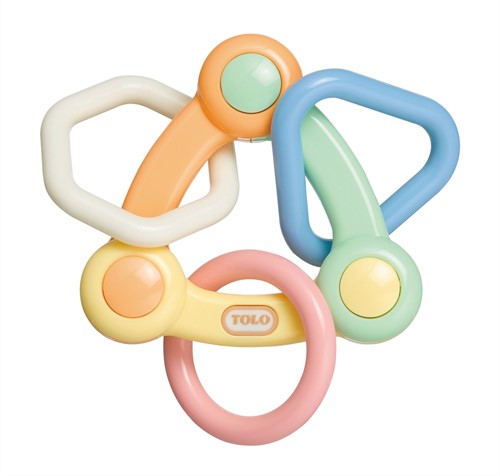 Tolo Baby Rassel Dreieck - Pastellfarben