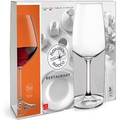 Bormioli Rotweinglas Restaurant Set 2 Stück - transparentes Glas