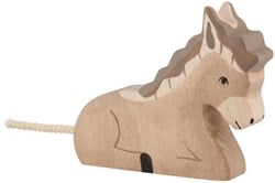 Holztiger Esel, liegend, 80048