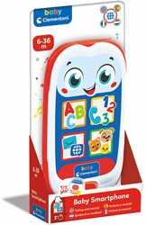 Clementoni Baby Smartphone interaktives Spielzeug mit Licht und Ton