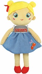 Clementoni weiche Puppe Cherry Terry - sensorisches Babyspielzeug Kuschelpuppe