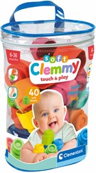 Clementoni Soft Clemmy Bausteine Set - 40 weiche Bausteine für Babys