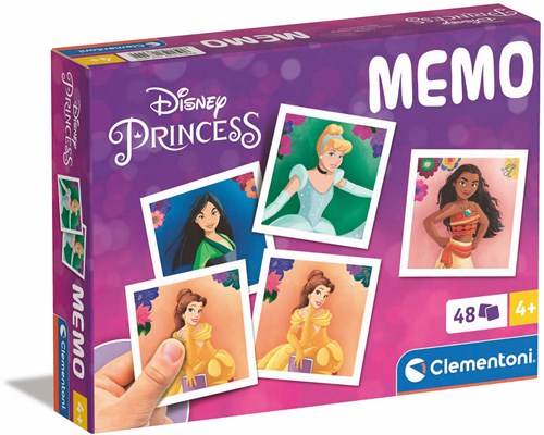 Clementoni Memory Spiel Disney Princess - Lernkartenspiel für Kinder