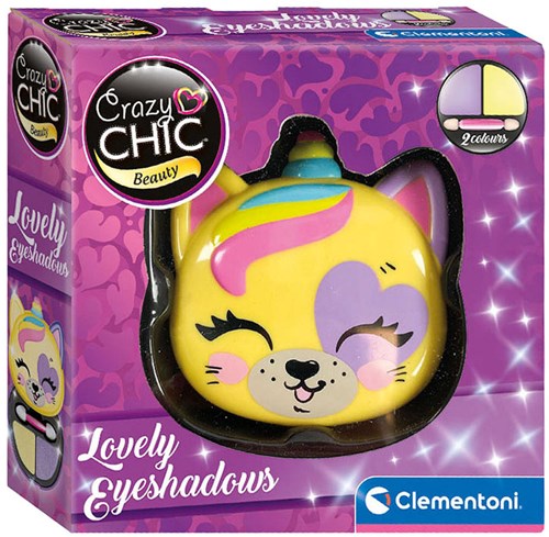 Clementoni Crazy Chic Lidschatten - Tiger Make-up Spielzeug für Kinder