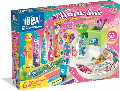 Clementoni Textmarker Bastelstudio - Kreatives Spielzeug für Kinder ab 6 Jahren