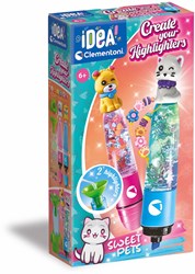 Clementoni Highlighter Spielzeug - Kreative Textmarker Haustiere Set