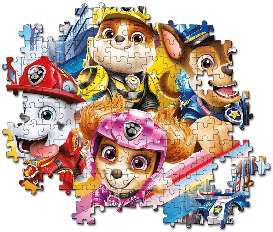 Clementoni 27529 Supercolor Paw Patrol The Movie – 104 Teile – Made in  Italy Kinder 6 Jahre Cartoon Puzzle, Mehrfarbig, One Size