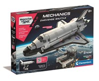 Clementoni NASA Mechanik Spielzeug Shuttle - Wissenschaft & Spiel Bausatz