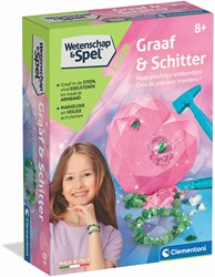 Clementoni Ausgrabungsset Armbänder kreatives Spielzeug für Kinder