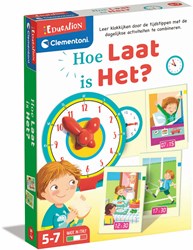 Clementoni Lernspiel Uhrzeit lernen - digital und analog - Puzzle Set