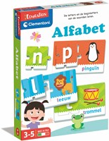 Clementoni Lernspielzeug - Alphabet lernen mit bunten Puzzleteilen