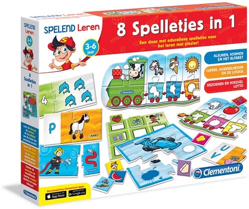 Clementoni Lernspiel 8 Spiele in 1