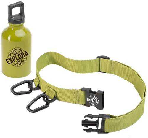 NAVIR Trinkflasche und Gürtel