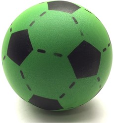 Planet Happy buitenspeelgoed Foam voetbal groen 20 cm
