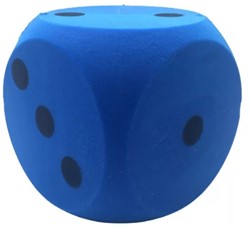 Planet Happy buitenspeelgoed Foam dobbelsteen Blauw